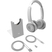 Cisco 730 Wireless Headset in Platinum with Charging Headstand & accessories