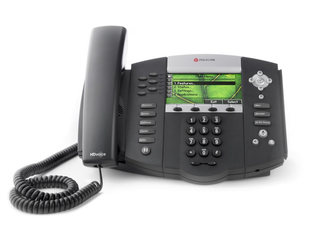 thumbnail image 2 of 25 FT Long Handset Curly Cord For Polycom SoundPoint IP Phones – Charcoal Black 2 of 5